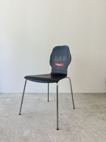 rap - second-hand chair customized by cutting...