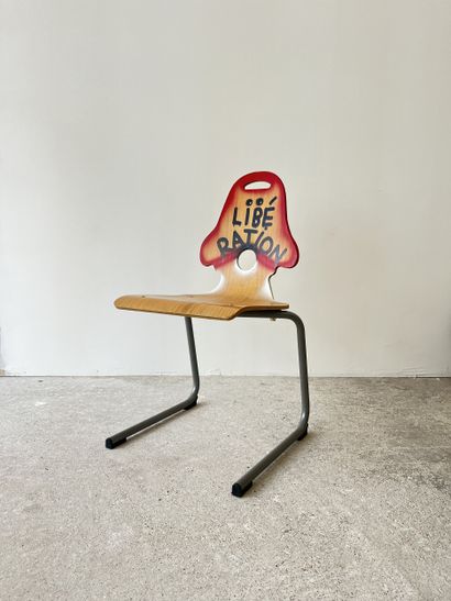 liberation - second-hand chair customized...