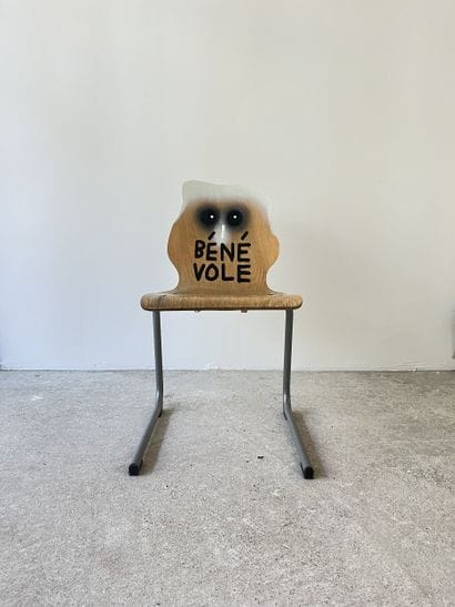 bénévole - chaise d'occasion customisée par...
