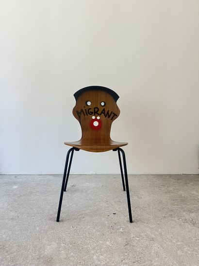 migrant - second-hand chair customized by...