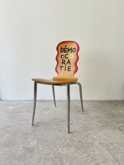 democracy - second-hand chair customized...