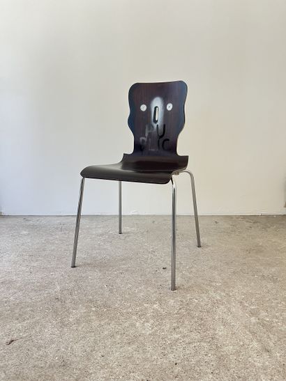 public - second-hand chair customized by...