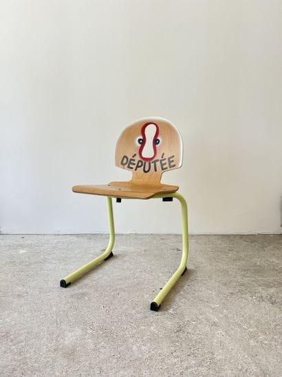 Députée - second-hand chair customized by...