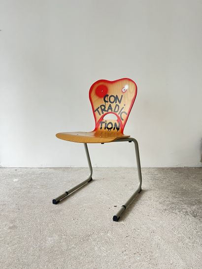 contradiction - second-hand chair customized...