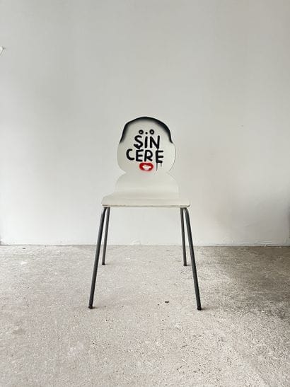 sincère - second-hand chair customized by...