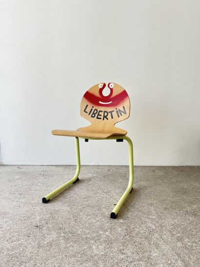 libertin - second-hand chair customized by...