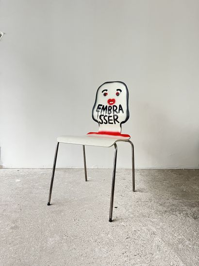 embrasser - second-hand chair customized...