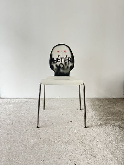 hetero - second-hand chair customized by...