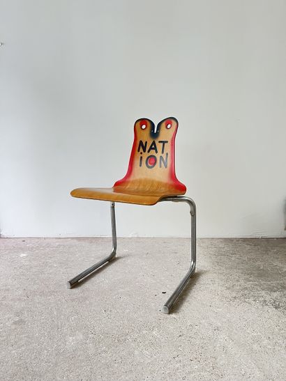 nation - second-hand chair customized by...