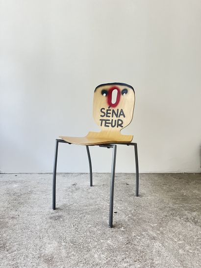 sénateur - second-hand chair customized by...