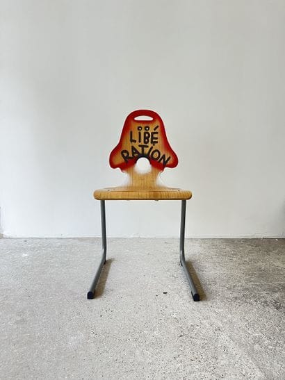 liberation - second-hand chair customized...