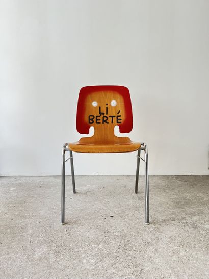 liberté - second-hand chair customized by...