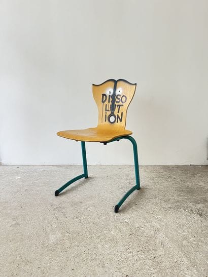 dissolution - second-hand chair customized...