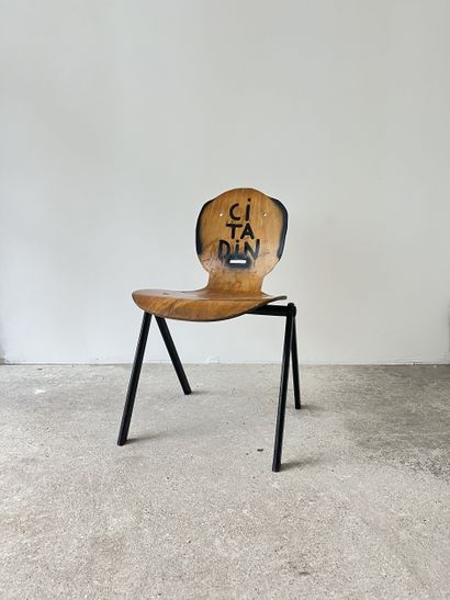 citadin - second-hand chair customized by...