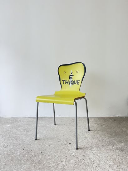 ethics - second-hand chair customized by...