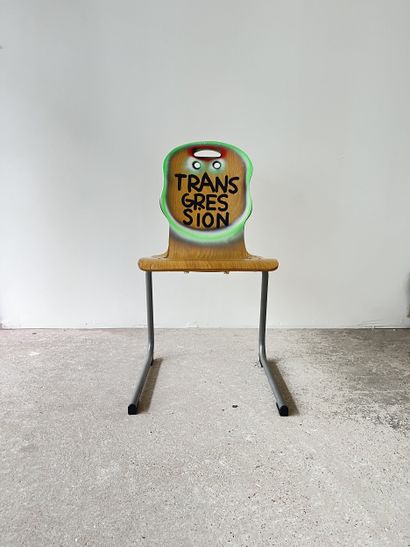 transgression - second-hand chair customized...