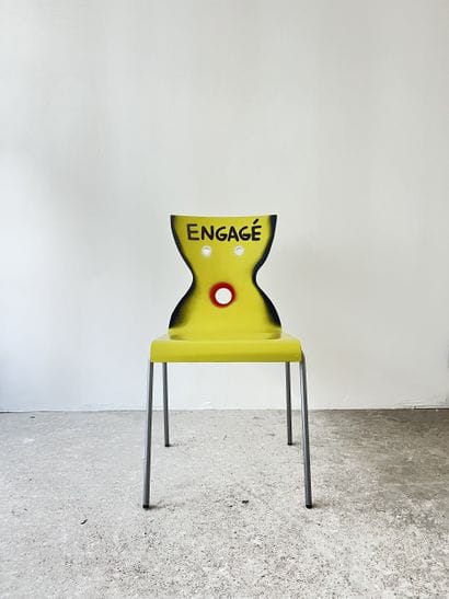 engaged - second-hand chair customized by...