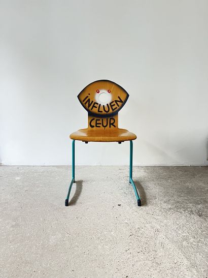 influenceur - second-hand chair customized...