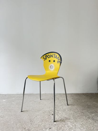 spontané - second-hand chair customized by...