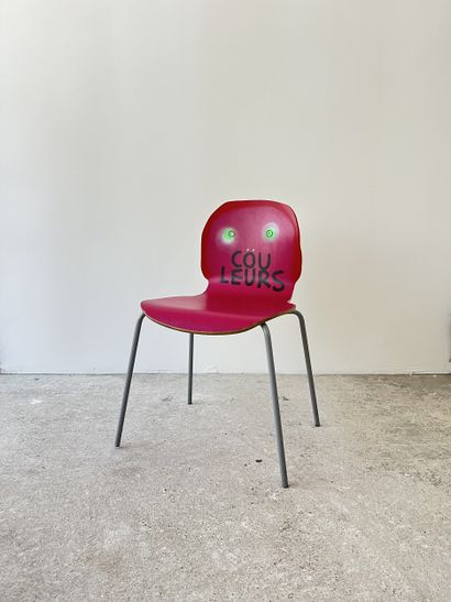 colors - second-hand chair customized by...