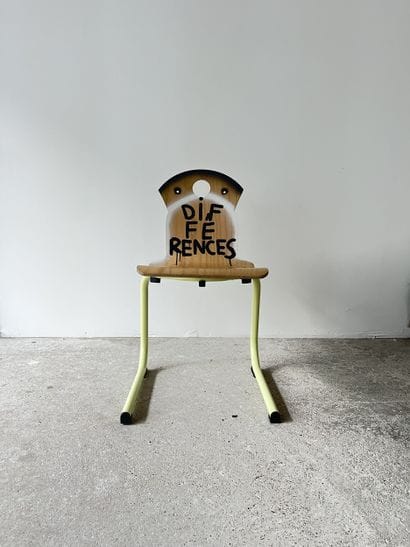 differences - second-hand chair customized...