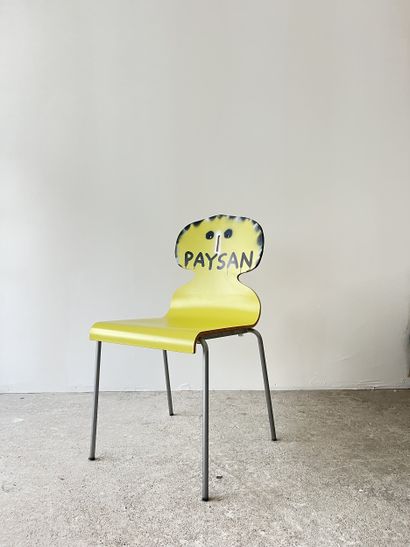 paysan - second-hand chair customized by...