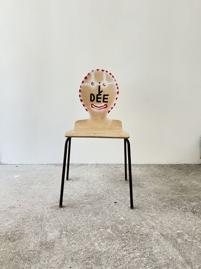 ideas - second-hand chair customized by cutting...