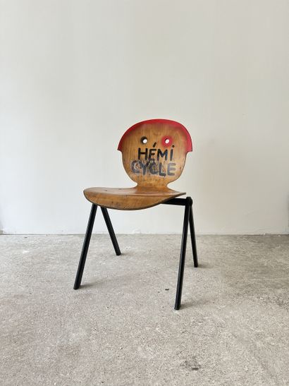 hémicycle - second-hand chair customized...