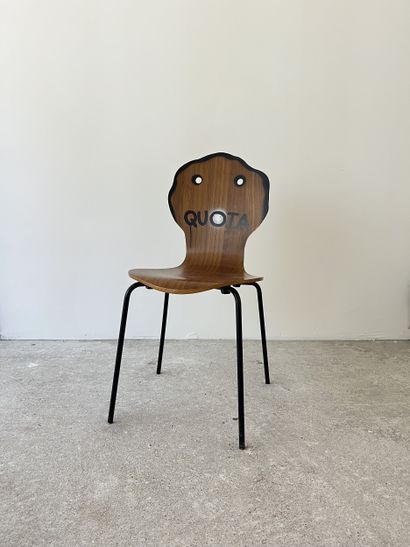 quota - second-hand chair customized by cutting...