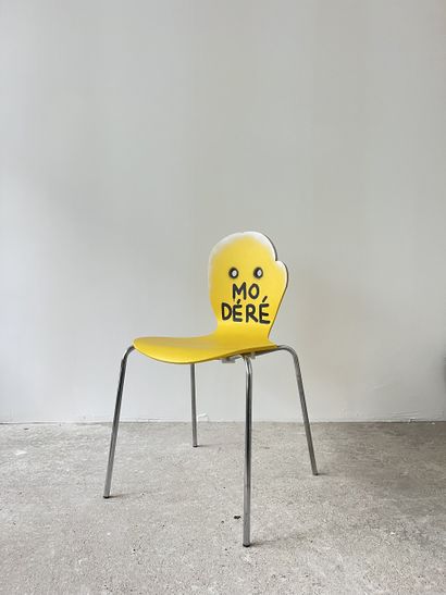 modéré - second-hand chair customized by...