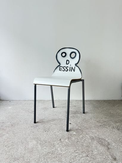 design - second-hand chair customized by...