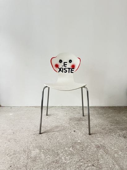 exists - second-hand chair customized by...