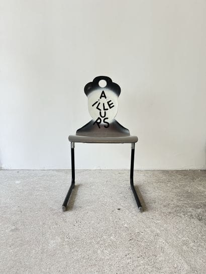 elsewhere - second-hand chair customized...