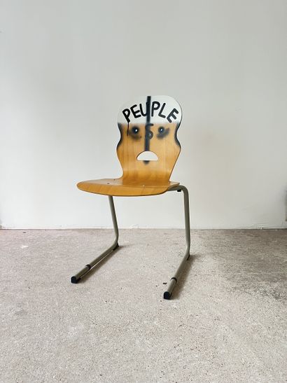 peoples - second-hand chair customized by...
