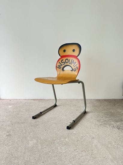 insoumis - second-hand chair customized by...