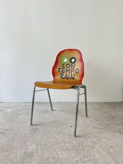 contemporary - second-hand chair customized...