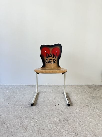 danger - second-hand chair customized by...