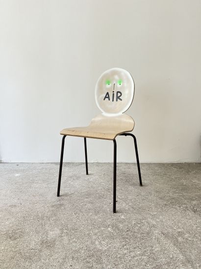air - second-hand chair customized by cutting...