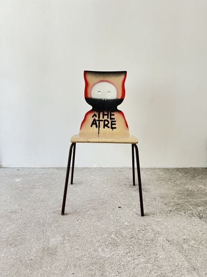 theater - second-hand chair customized by...