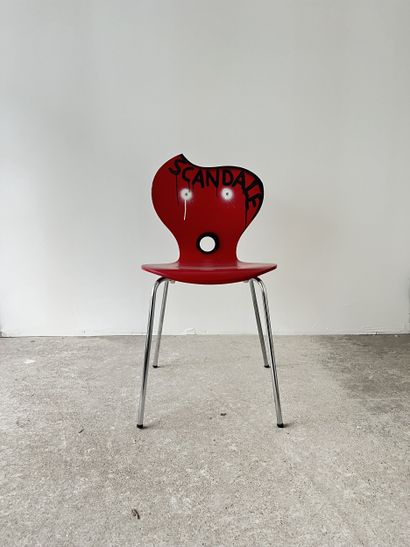 scandale - second-hand chair customized by...