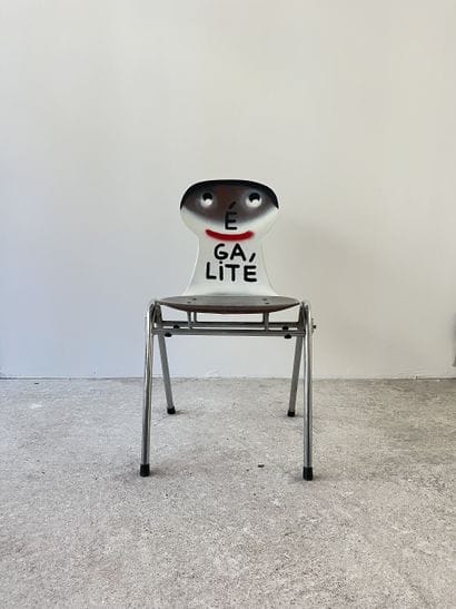 equality - second-hand chair customized by...