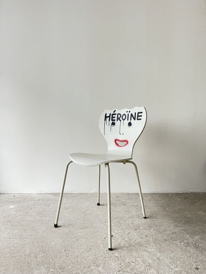 héroïne - second-hand chair customized by...