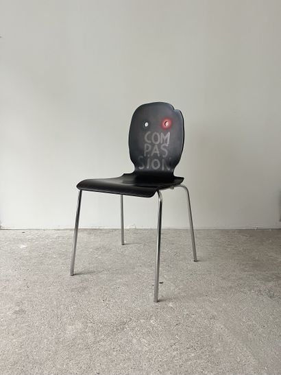 compassion - second-hand chair customized...
