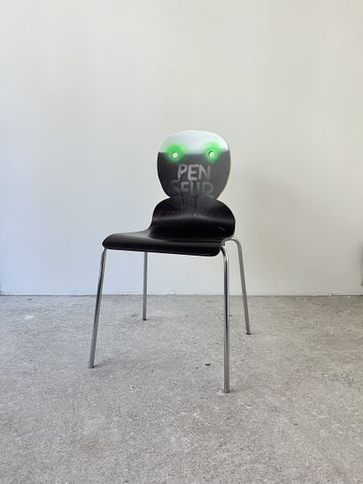 penseur - second-hand chair customized by...