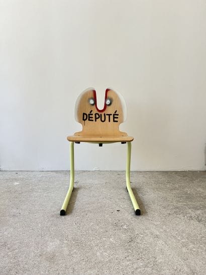 député - second-hand chair customized by...