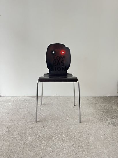 compassion - second-hand chair customized...