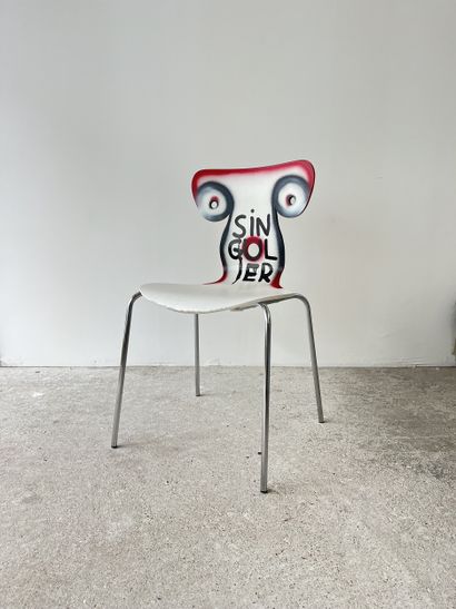 singulier - second-hand chair customized...