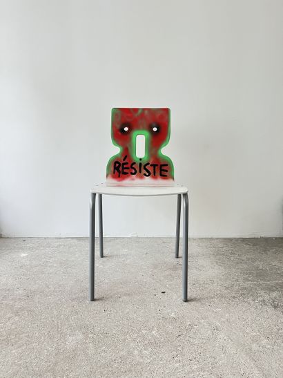 resiste - second-hand chair customized by...
