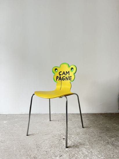campagne - chaise d'occasion customisée par...