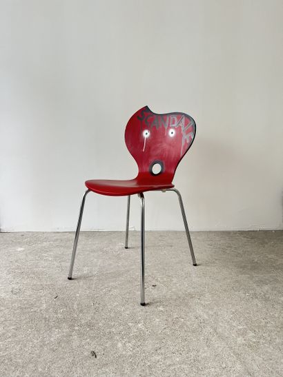 scandale - second-hand chair customized by...